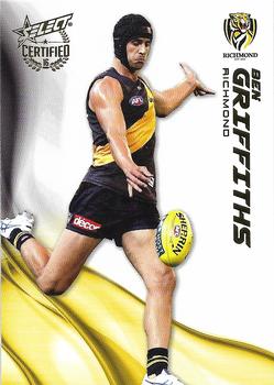 2016 Select AFL Certified #164 Ben Griffiths Front